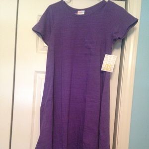 New Lularoe xxs heathered purple Carly
